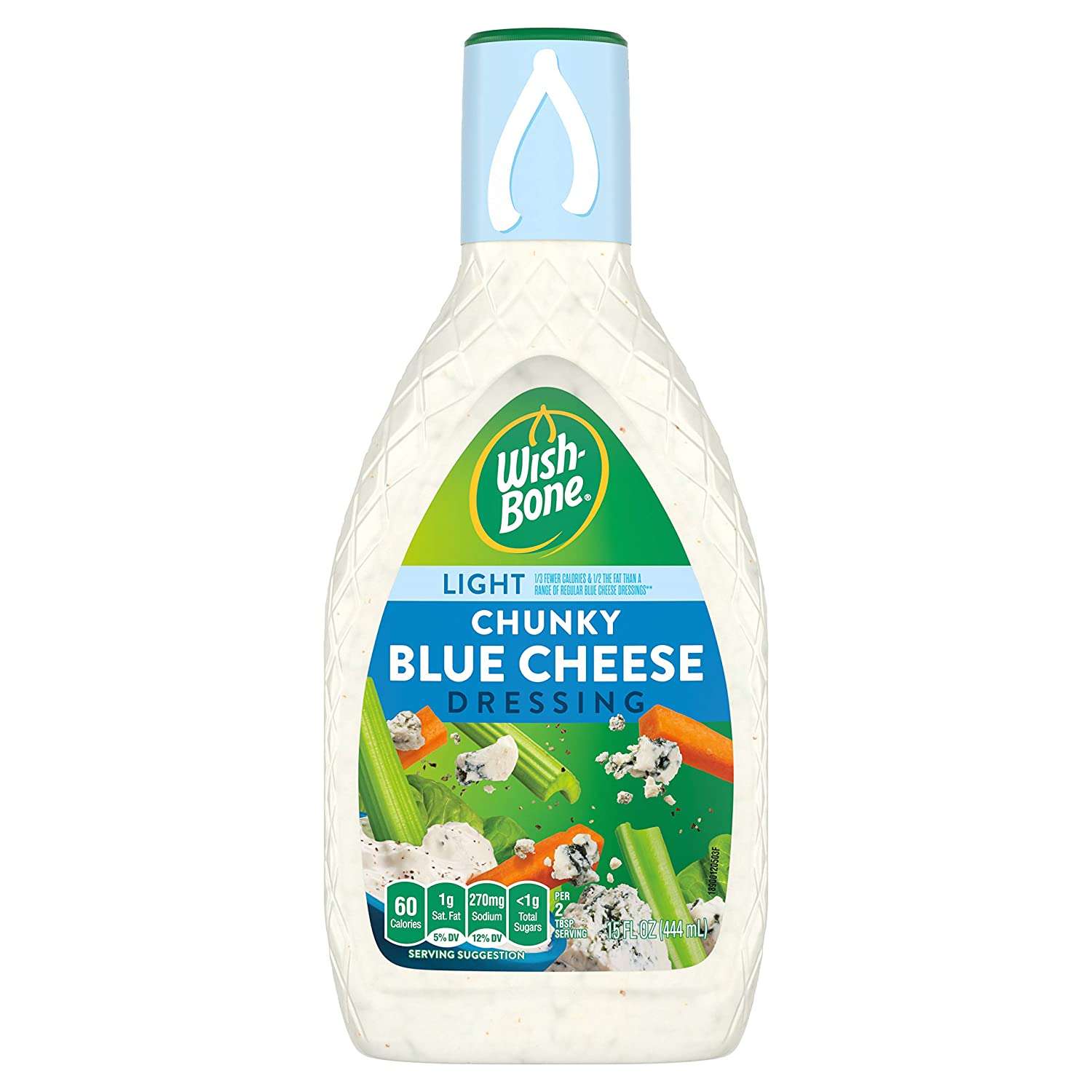 15-Oz Wish-Bone Salad Dressings: Fat Free Chunky Blue Cheese or Light Ranch $1.67 w/ S&S + Free S&H w/ Prime or $25+