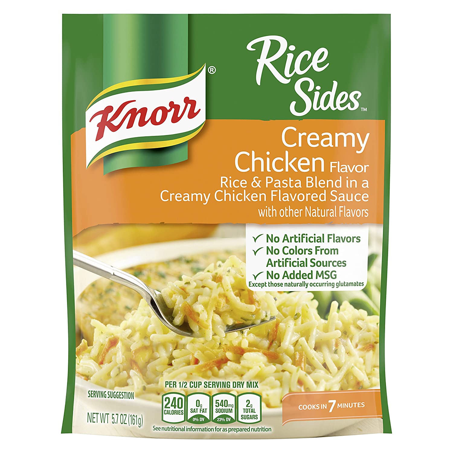 8-Pack 5.7-Oz Knorr Rice Sides Rice & Pasta Blend (Creamy Chicken) $7.15 w/ S&S + Free S&H w/ Prime or $25+