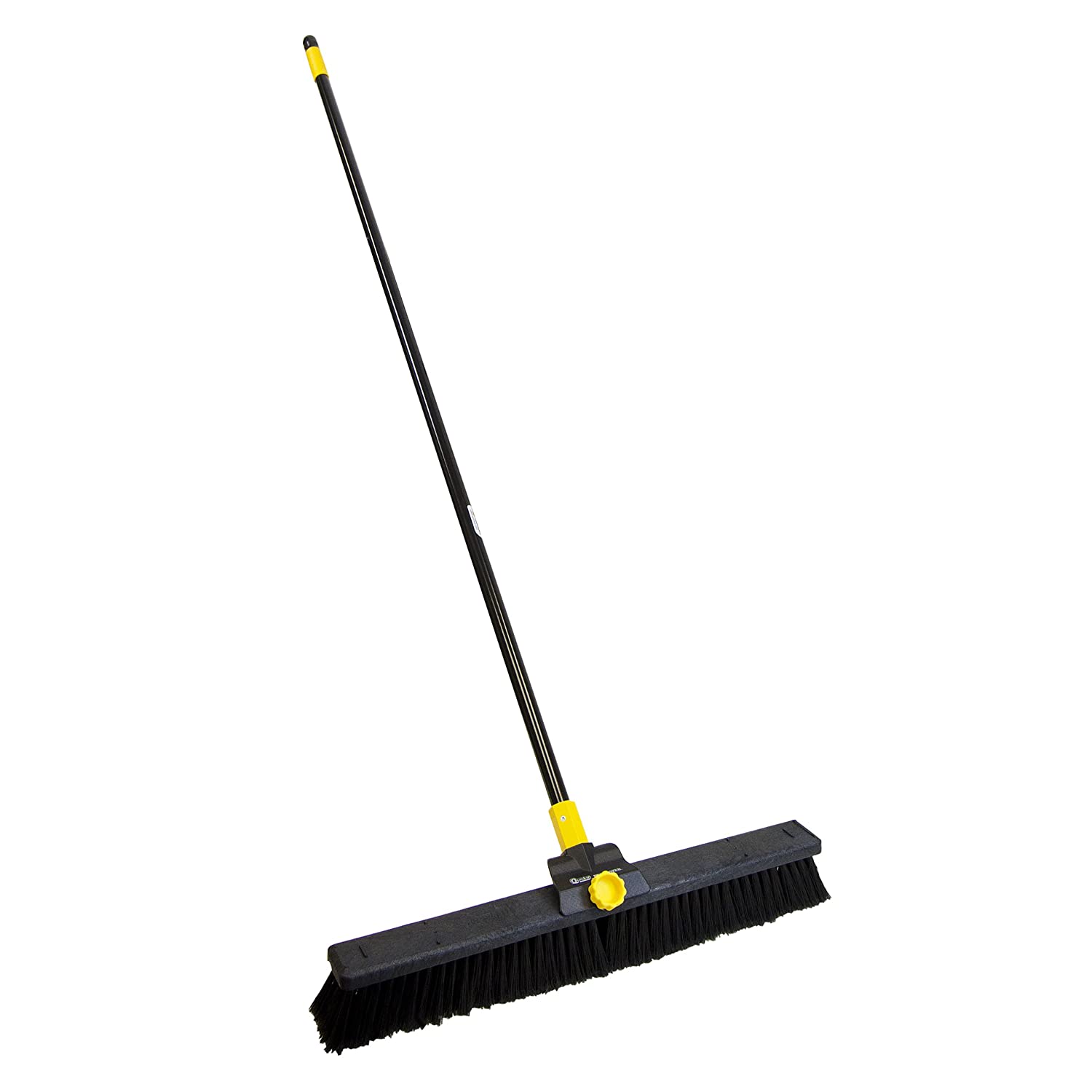 Quickie Bulldozer 24 Soft Sweep Push Broom W Scraper Smooth Surface 16 Free Shipping W