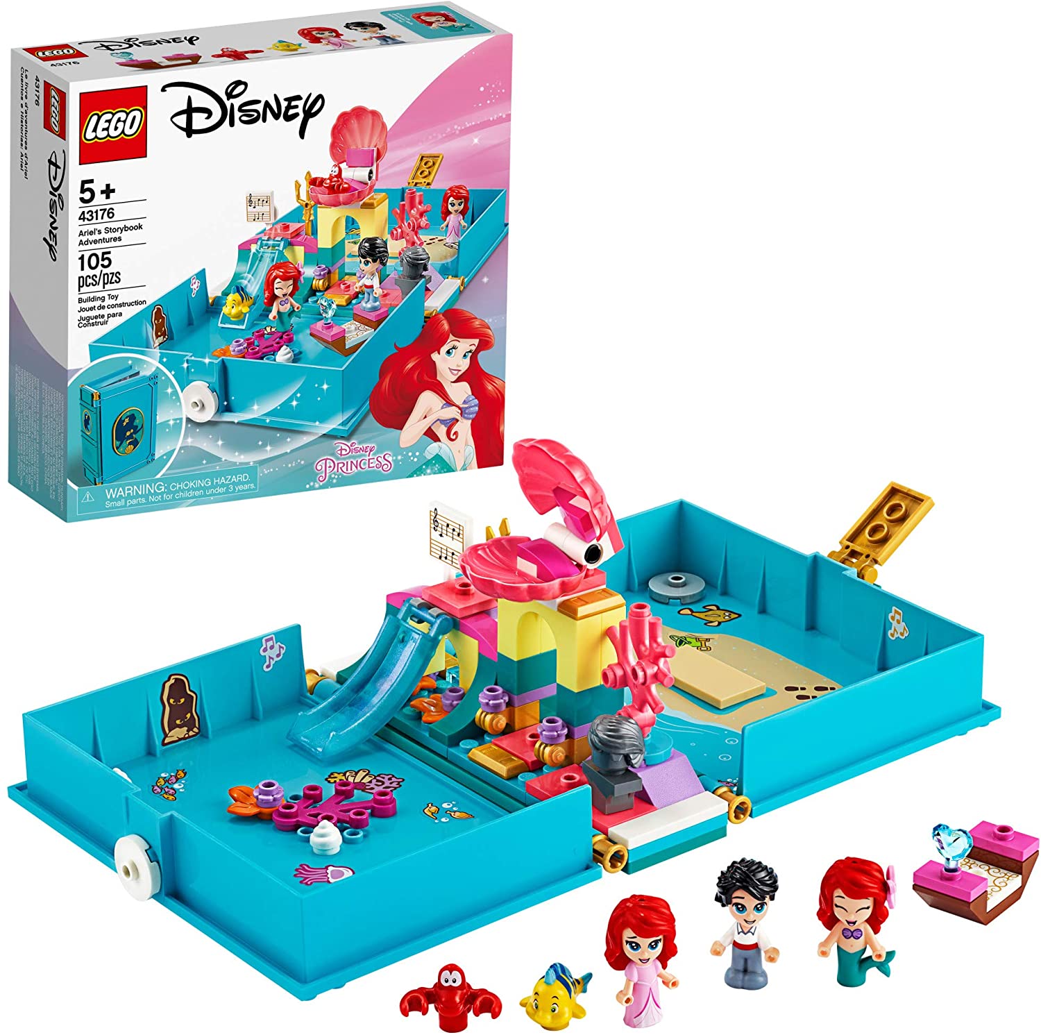 LEGO Disney Storybook Adventures Building Kits (Ariel, Belle, Mulan) $16 + Free S&H w/ Prime or $25+