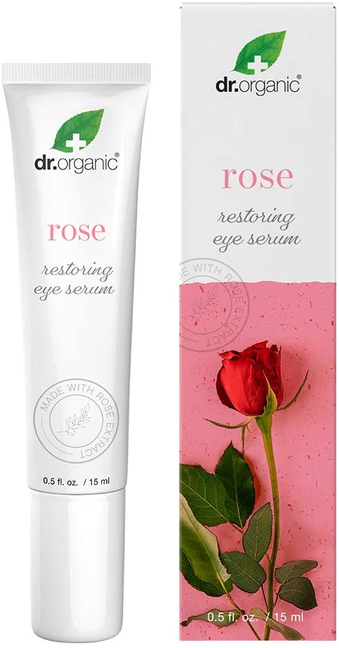 0.5-Oz Dr.Organic Restoring Eye Serum with Organic Rose Extract $3 + Free Shipping w/ Prime or $25+