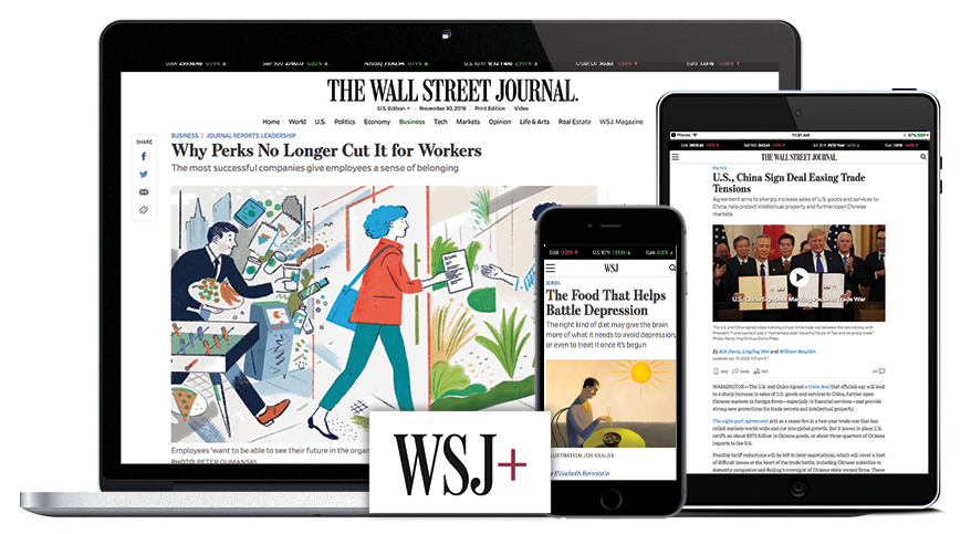1-Year of The Wall Street Journal Subscription (All Access ...