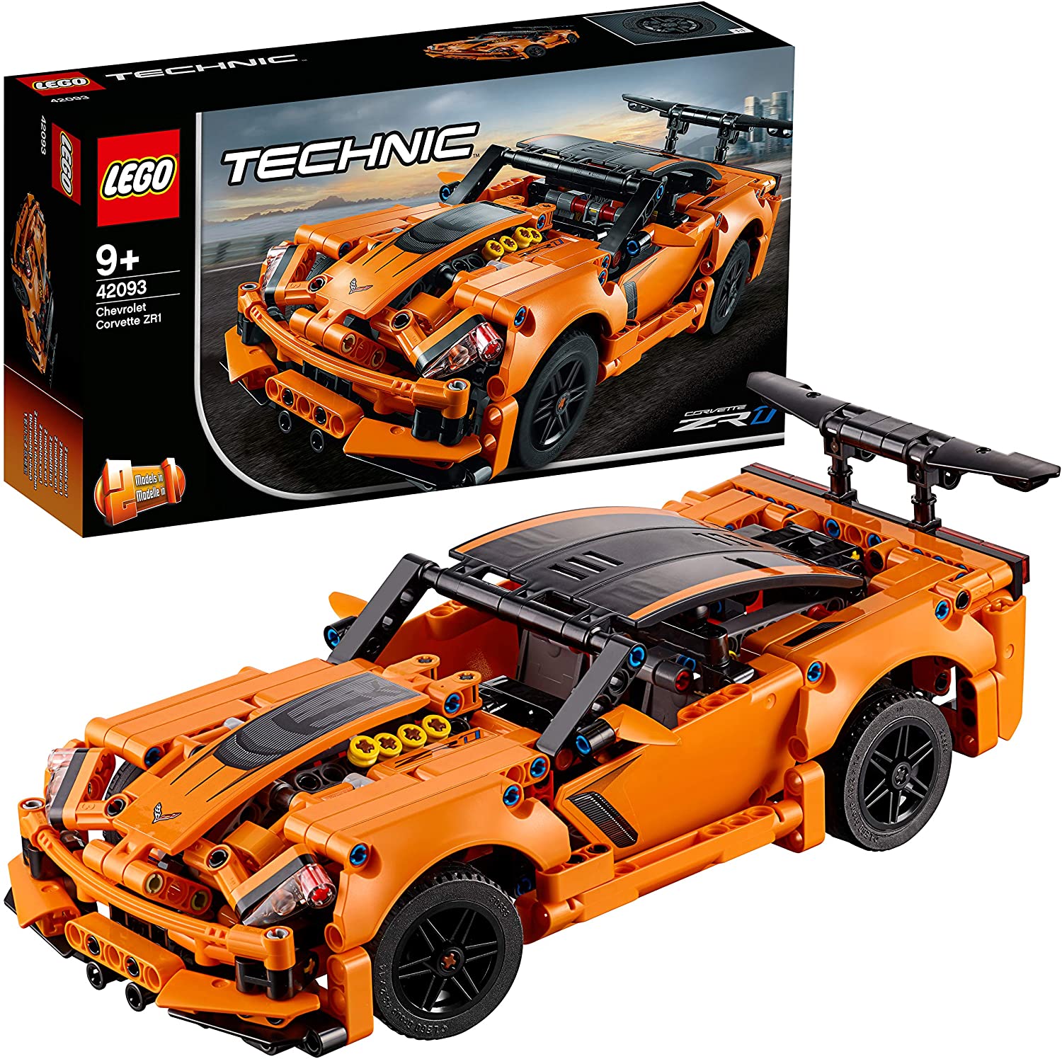 579-Piece LEGO Technic Chevrolet Corvette ZR1 Building Kit (42093) $40 + Free Shipping