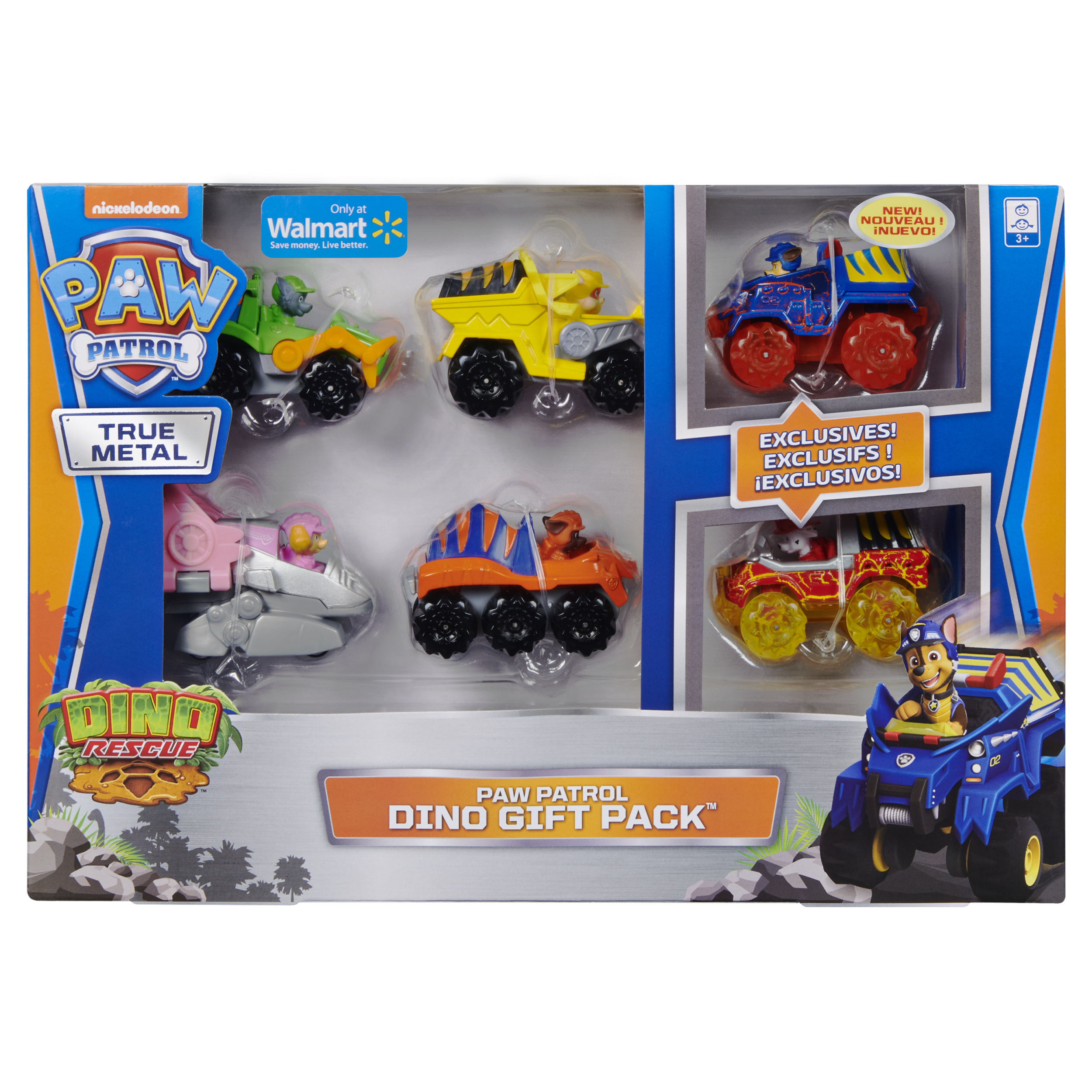 6-Piece Paw Patrol True Metal Dino Rescue Gift Pack of Collectible Die-Cast Vehicles $14 at Walmart w/ Free Store Pickup or Free S&H on $35+