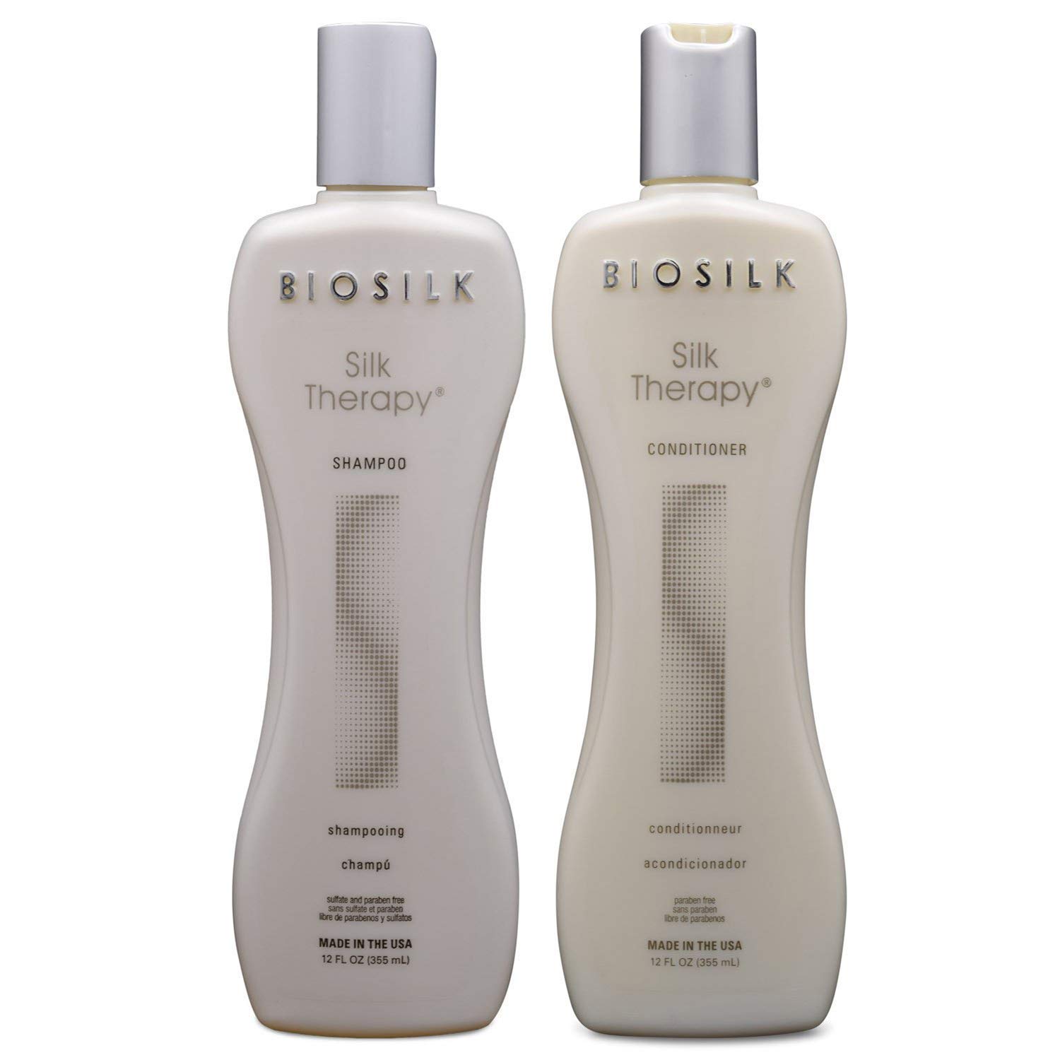 12-Oz Biosilk Silk Therapy Duo Shampoo and Conditioner Set $12 + Free Shipping w/ Prime or $25+