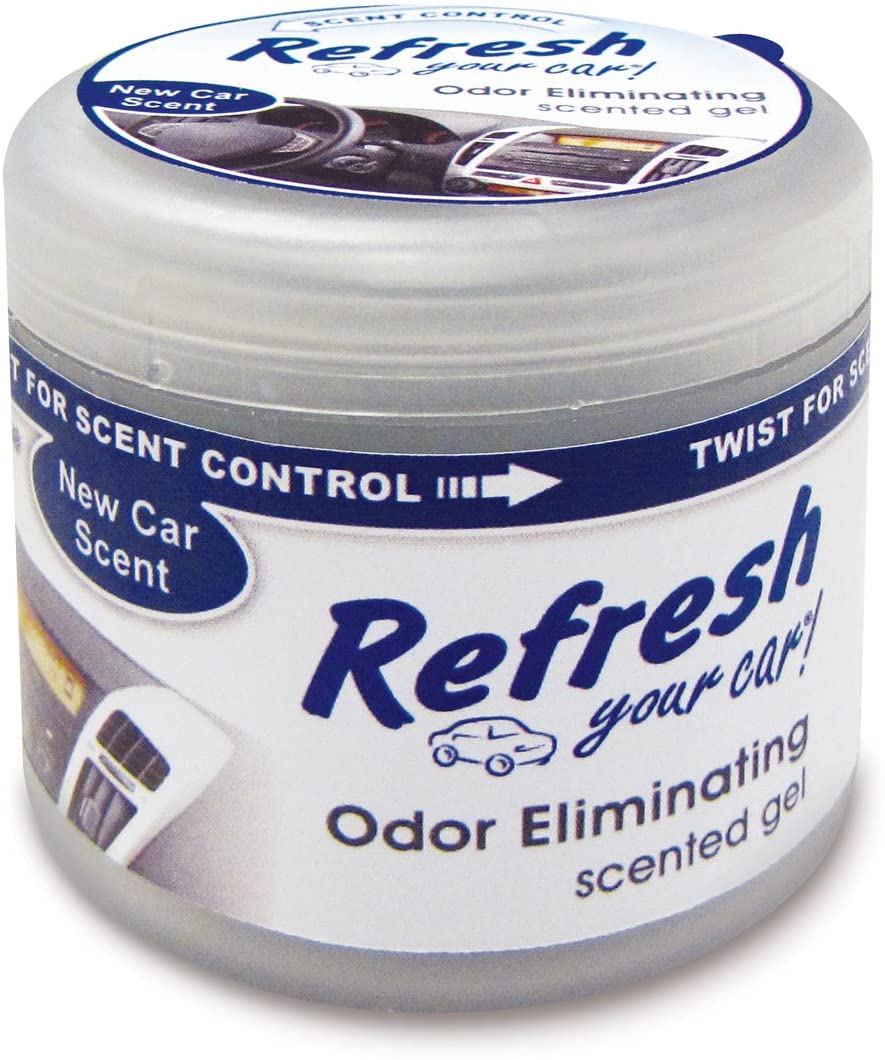 4.5-Oz Refresh Your Car! Scented Gel Can Air Freshener (New Car or Hawaiian Sunrise) $2.79 + Free Shipping w/ Prime or $25+