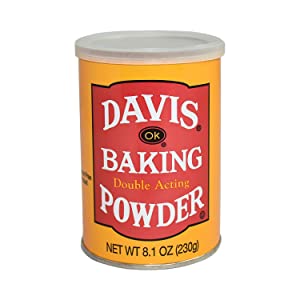 8.1-Oz Davis Double Acting Baking Powder $2 w/ S&S + Free Shipping w/ Prime or $25+