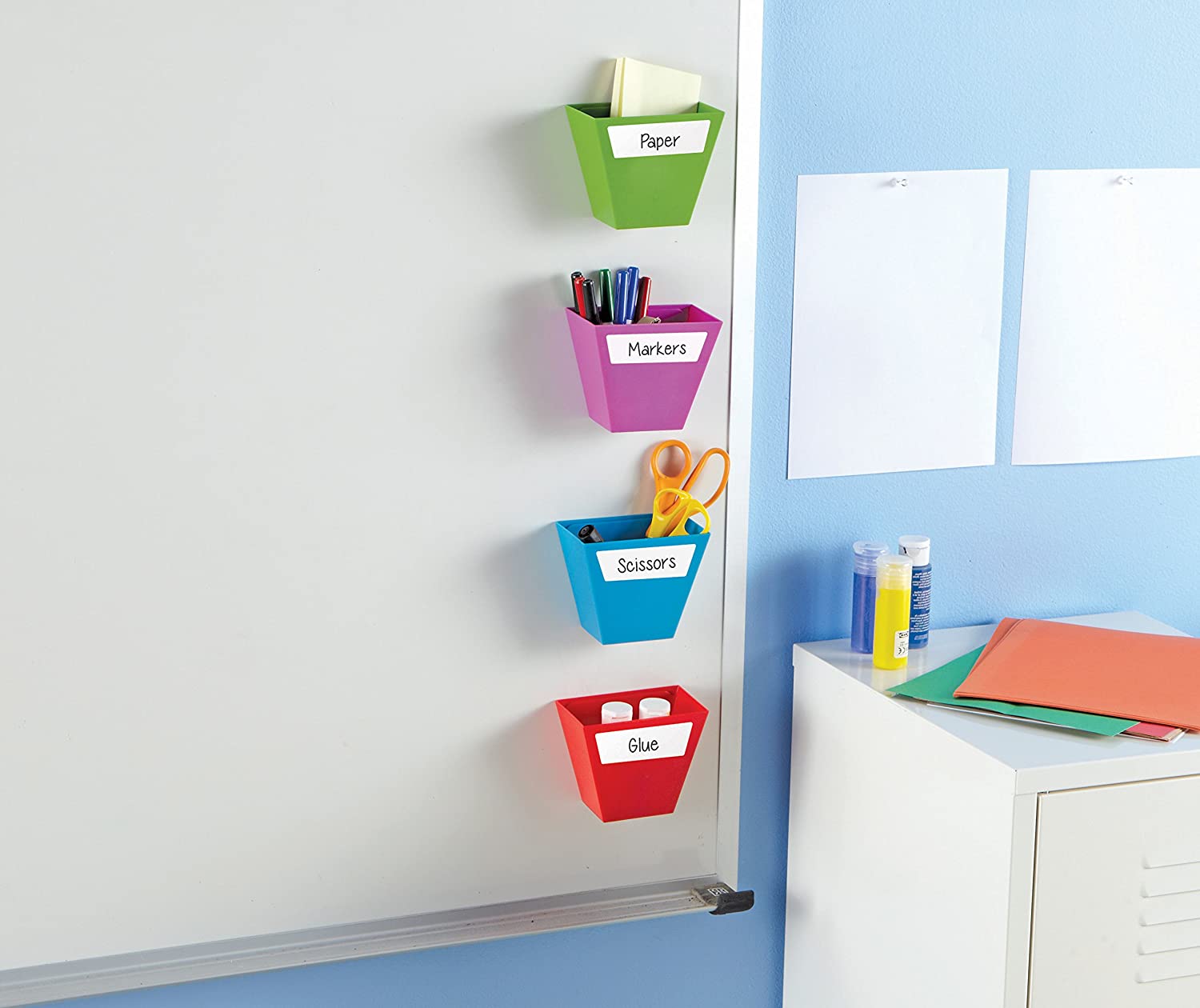 4-Pack Learning Resources Create-a-Space Magnetic Storage Bins $5 + Free Shipping w/ Prime or $25+