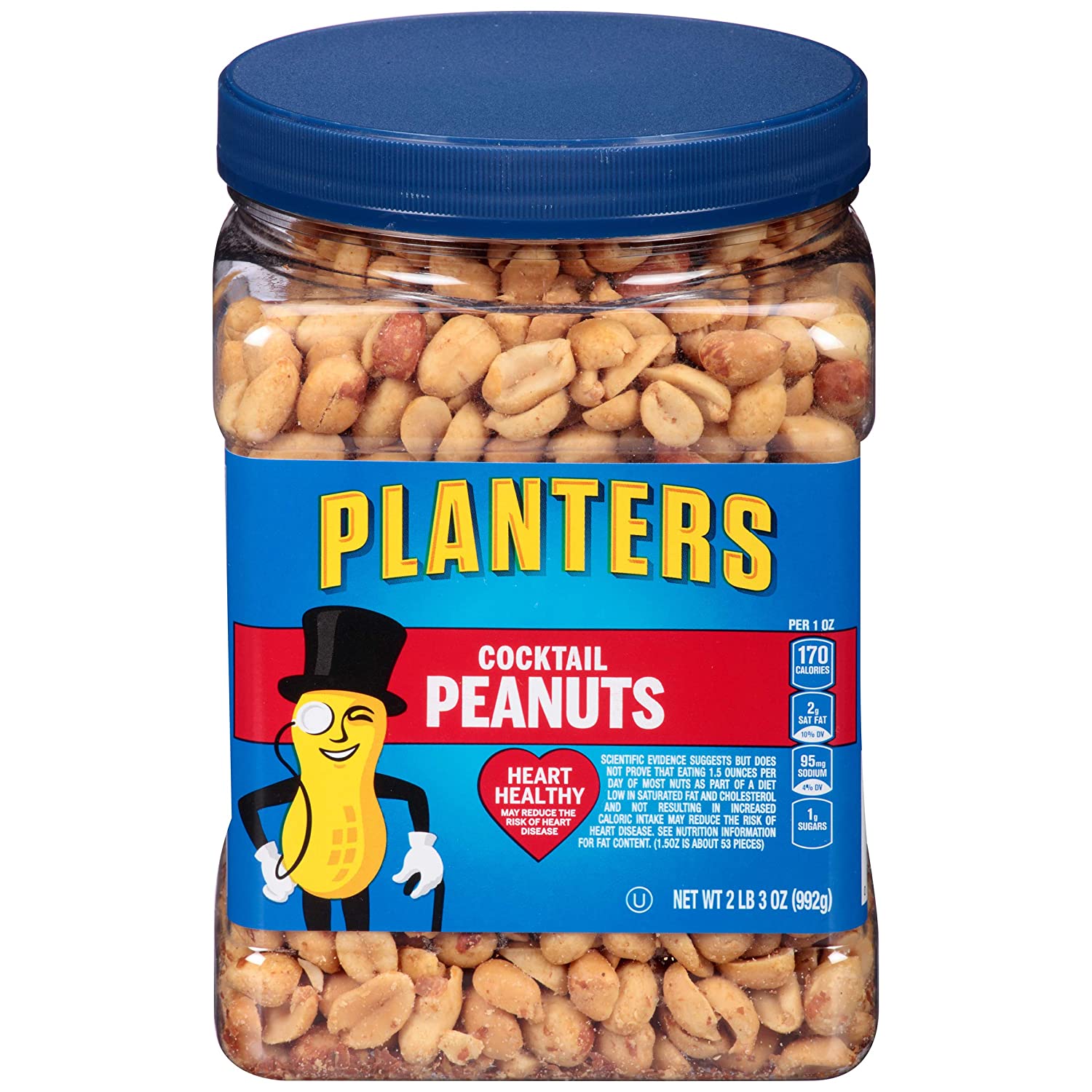 35-Oz Planters Salted Cocktail Peanuts $4.50 w/ S&S + Free Shipping w/ Prime or $25+