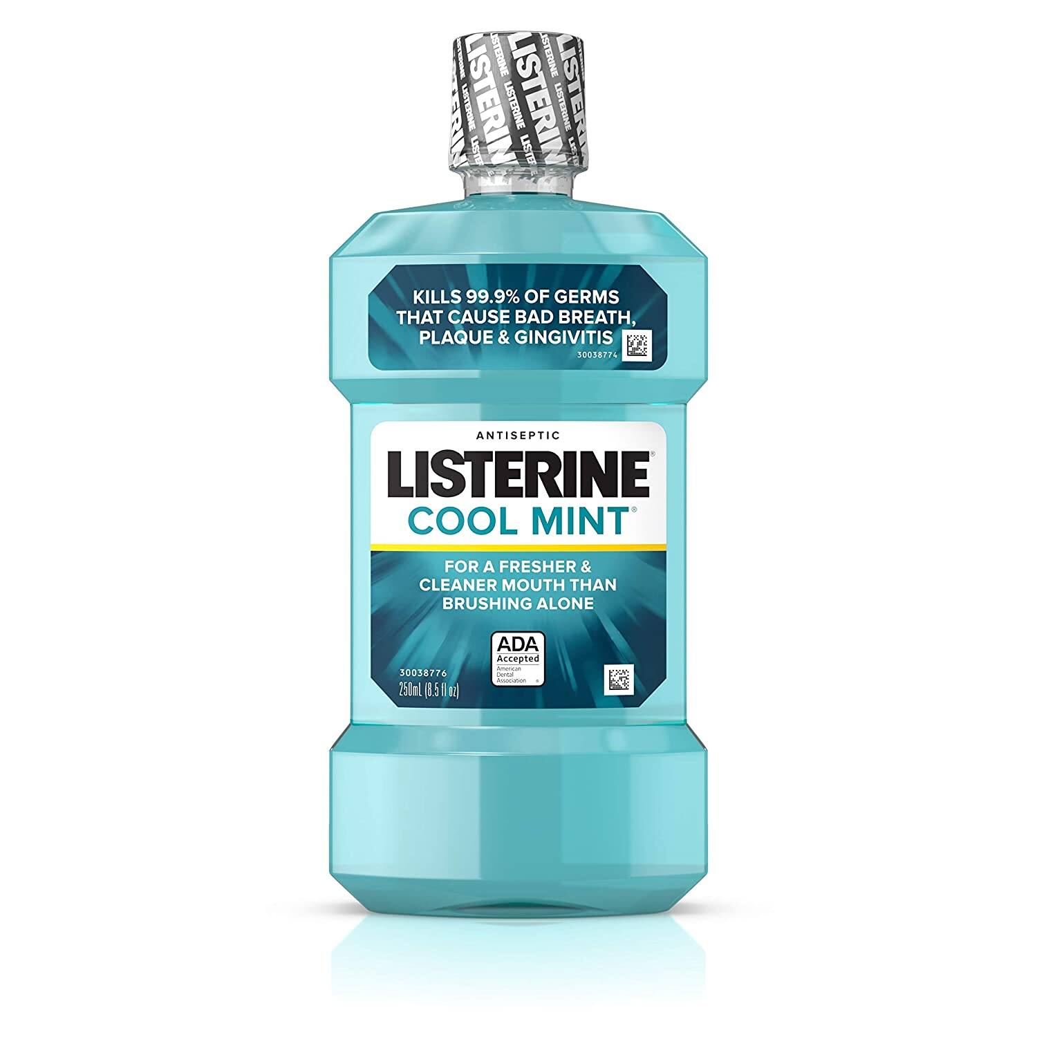 250ml Listerine Antiseptic Oral Care Mouthwash (Cool Mint or Freshburst) $2.08 w/ S&S + Free Shipping w/ Prime or $25+