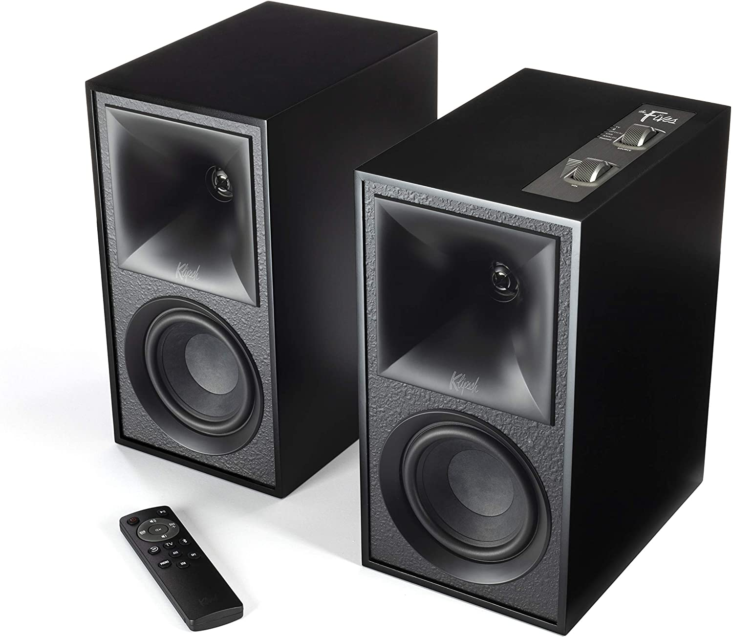 Klipsch The Fives Powered Speaker System (Matte Black) : Electronics $485
