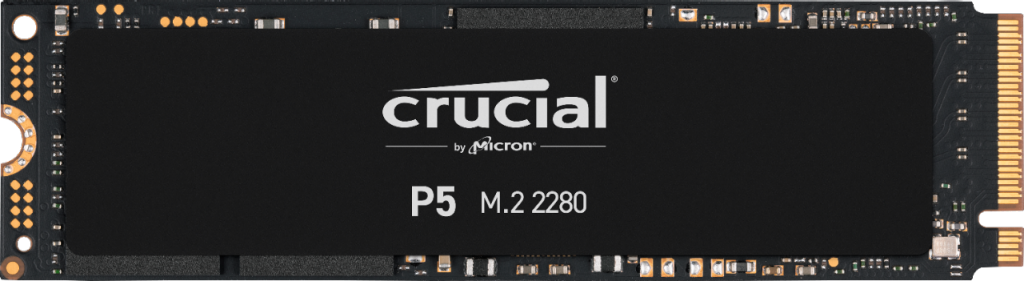 Crucial P5 500GB PCIe M.2 2280SS SSD $61.96