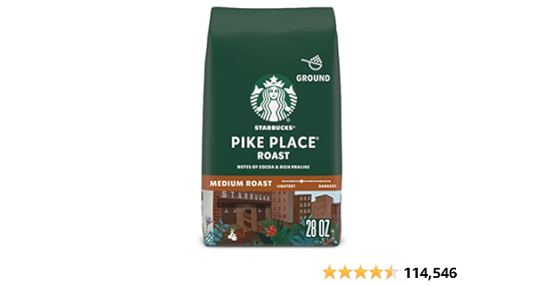 Starbucks Ground Coffee—Medium Roast Coffee—Pike Place Roast—100% Arabica—1 bag (28 oz). ymmv - $12.25