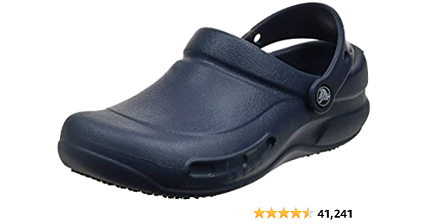 Crocs Unisex-Adult Bistro Clog | Slip Resistant Work Shoes - $21