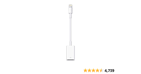 Apple Lightning to USB Adapter - $7.85