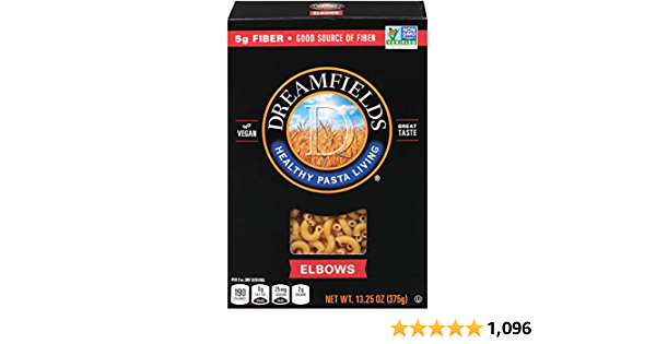 Dreamfields Healthy Pasta Living Elbows, 13.25-Ounce Boxes (Pack of 6) - $13