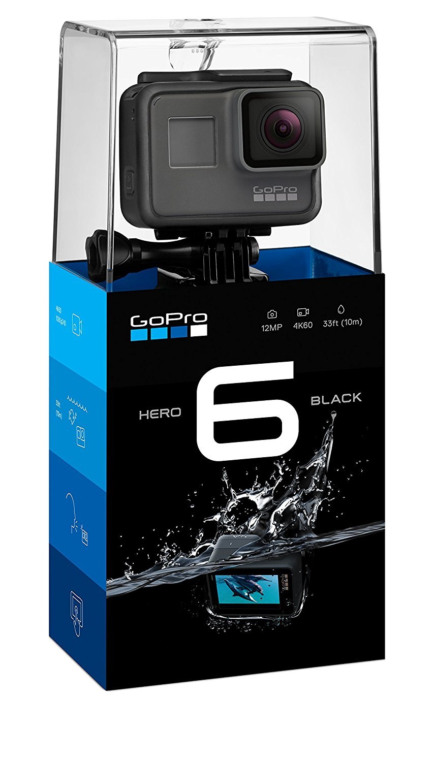 GoPro HERO6 BLACK 4K  HD ACTION CAMERA $329.65