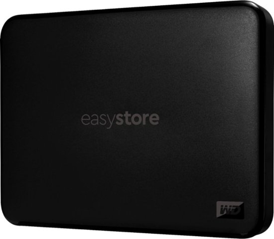 WD - Easystore 2TB External USB 3.0 Portable Hard Drive - Black $54.99