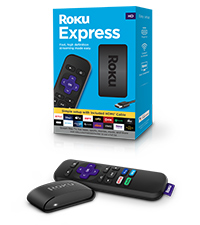 Roku Express | HD Streaming Media Player with High Speed HDMI Cable and Simple Remote $19.99