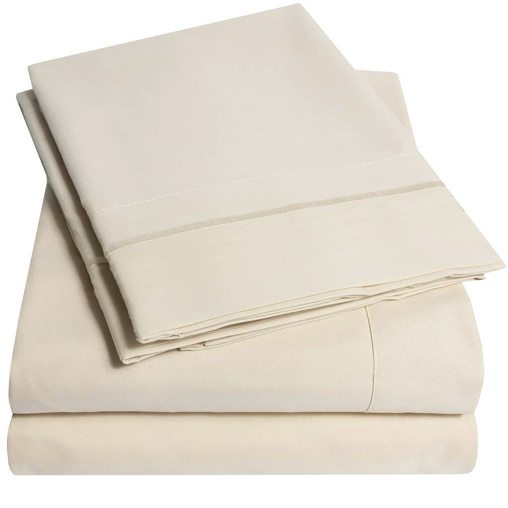 6 Piece Brushed Bed Sheet set - Super Soft - California King $18.99