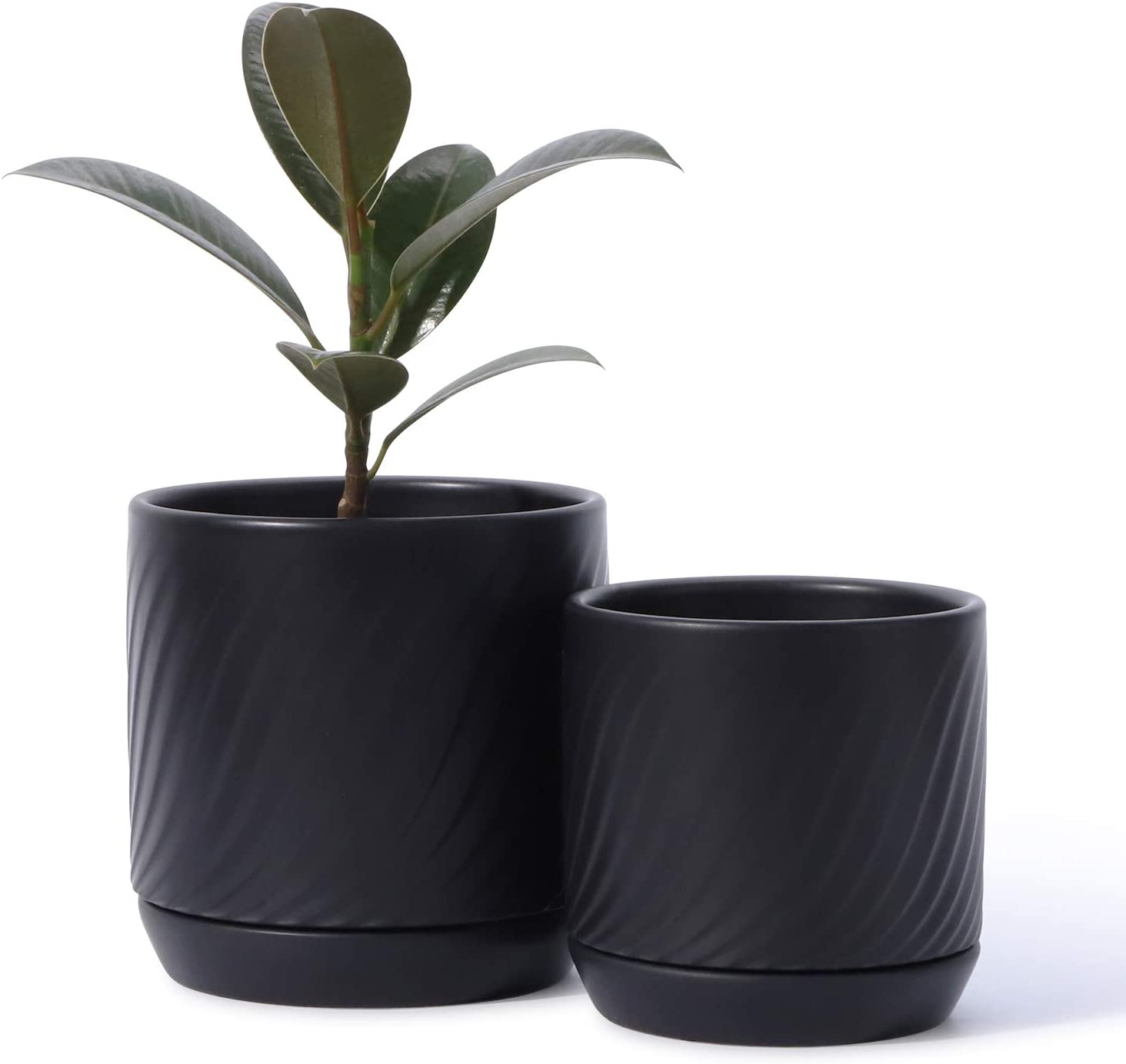 Ceramic Planter Pots 5.1 + 4.2" Set of 2 $15.59