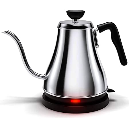 Rosewill Home Gooseneck Electric Kettle Temp Control Stainless Steel Coffee  Pot
