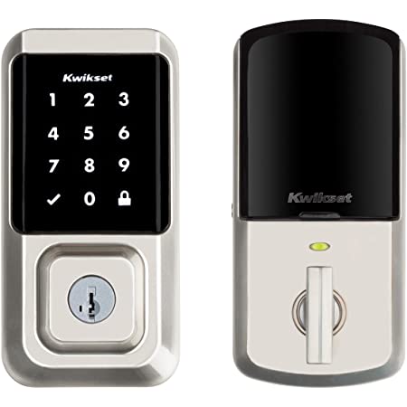 Kwikset 99390-001 Halo Wi-Fi Smart Lock Keyless Entry Electronic Touchscreen Deadbolt Featuring SmartKey Security (Satin Nickel or Venetian Bronze) $179.98