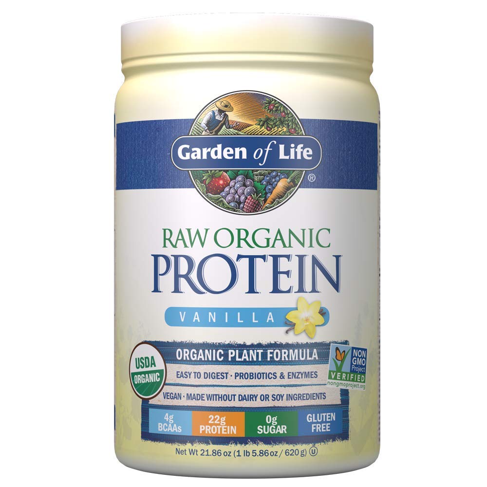 Garden of Life Raw Organic Protein Vanilla Powder 20 Servings $16.45