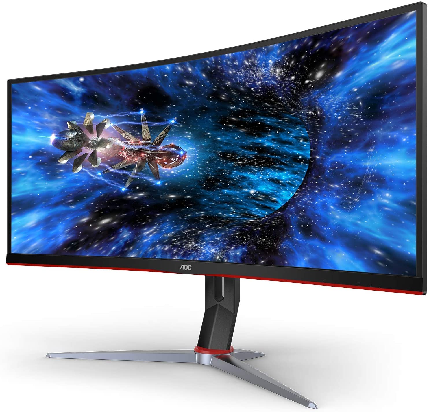 34 Aoc Cu34g2x 3440x1440 144hz Curved Ultrawide Freesync Monitor