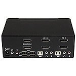 $239 StarTech.com - DisplayPort KVM Switch - 2 Port - Dual-Display - 4k 60hz - USB Hub - Audio and Microphone $239.3