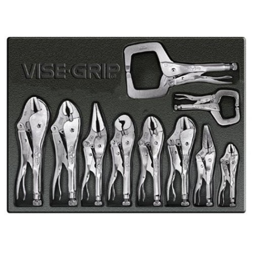 IRWIN VISE-GRIP Locking Pliers Set with Tray, 10-Piece $69