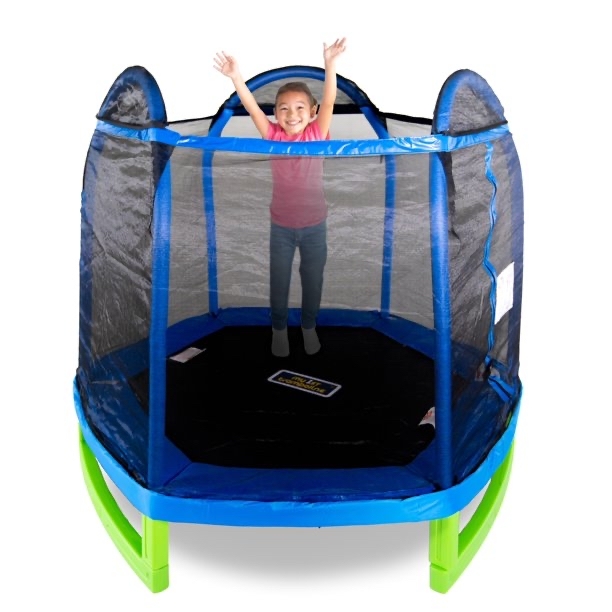 Bounce Pro 7-Foot My First Trampoline With Flash Light Zone (Ages 3-10) - $58