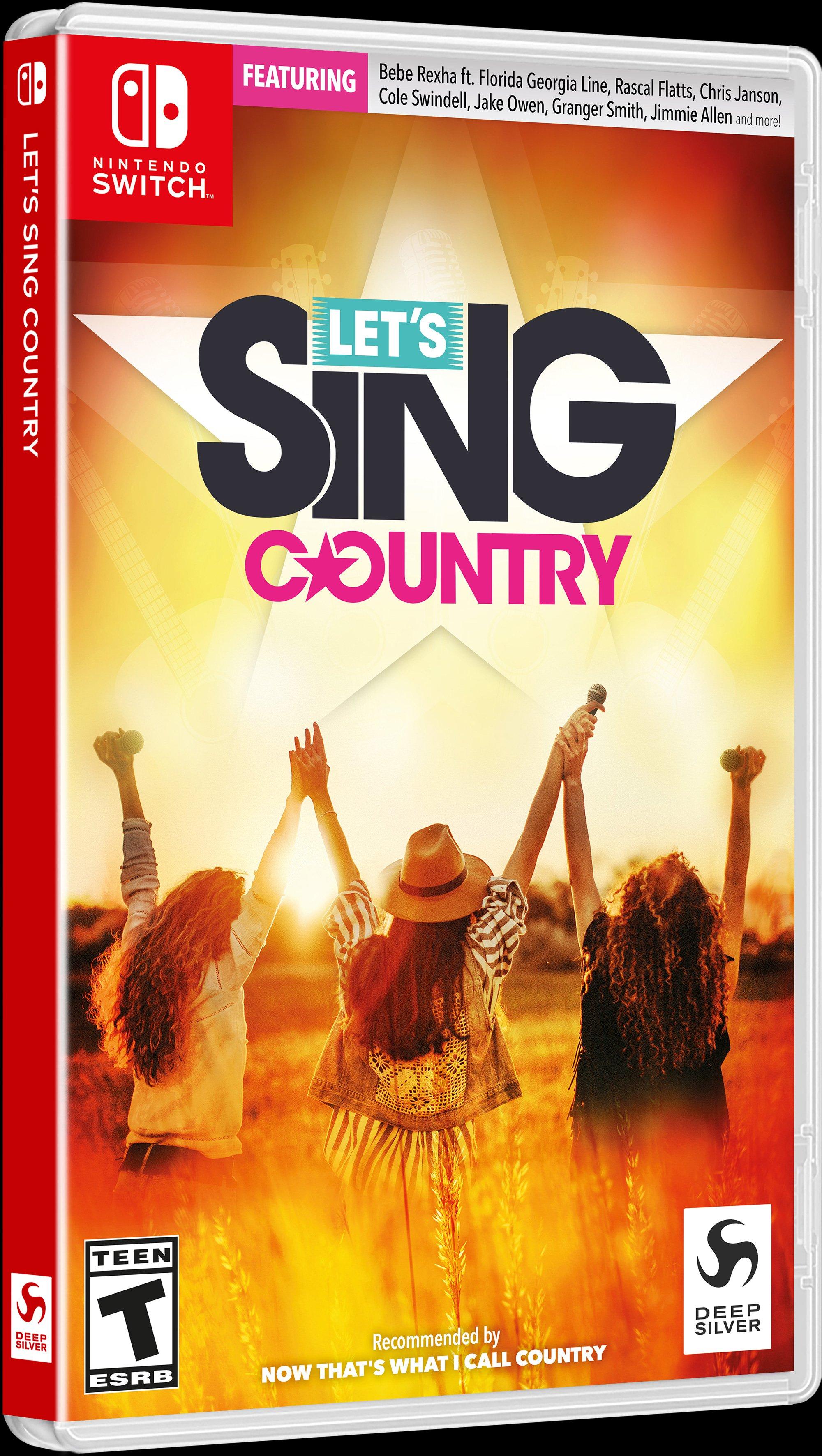 GameStop: Let's Sing Country $4.99 New Nintendo Switch Version