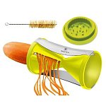 Brieftons Vegetable Spiral Slicer with Special Japanese Blades, 2 Julienne Sizes, Manual, Recipes and Cleaning Brush $8.95 FS Prime