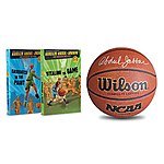 Autographed Kareem Abdul-Jabbar Wilson Basketball, and Two Streetball Books (Sasquatch in the Paint &amp; Stealing the Game) $165 Amazon LD