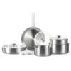 CAROTE 10 Piece Stainless Steel Pots and Pans Induction Cookware Set with Detachable Handle - $60 Online @ Walmart - Free shipping