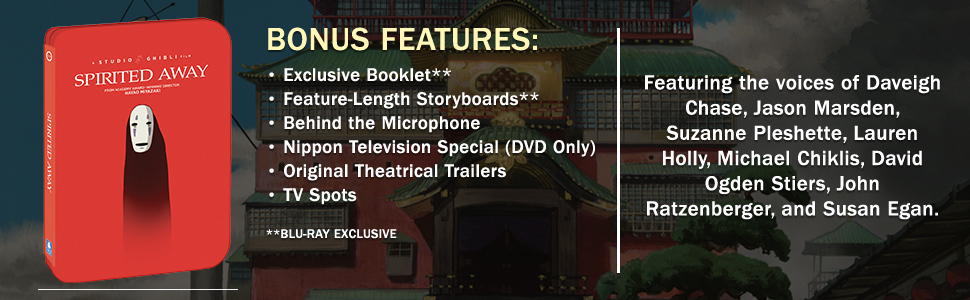 Spirited Away, Castle in the Sky & More Limited Edition Steelbook Blu-ray + DVD, Limited Edition $16.19 - Amazon