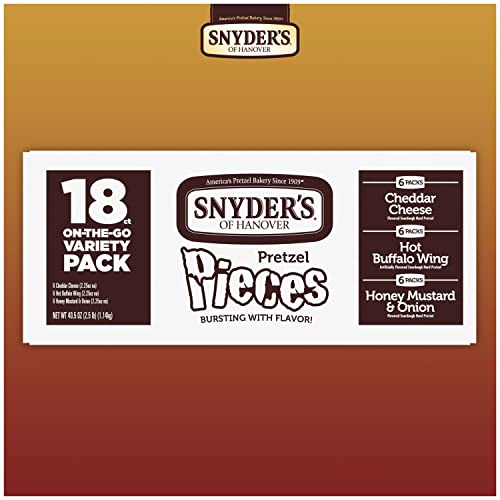 Snyder's Of Hanover Variety Pack Sourdough Pretzel Pieces-Pack of 18-$16.98
