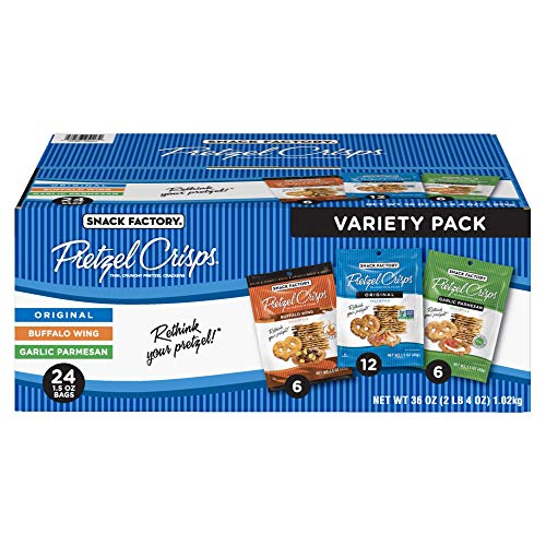 Snack Factory Pretzel Crisps Variety Pack-24 Bags-$16.79
