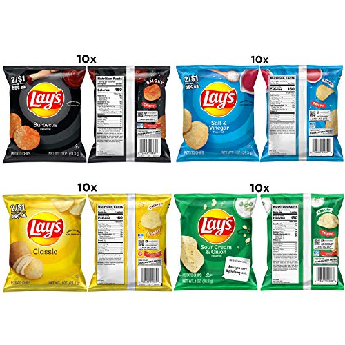 Lay's Potato Chips Variety-Pack of 40 1 oz Bags-$17.49