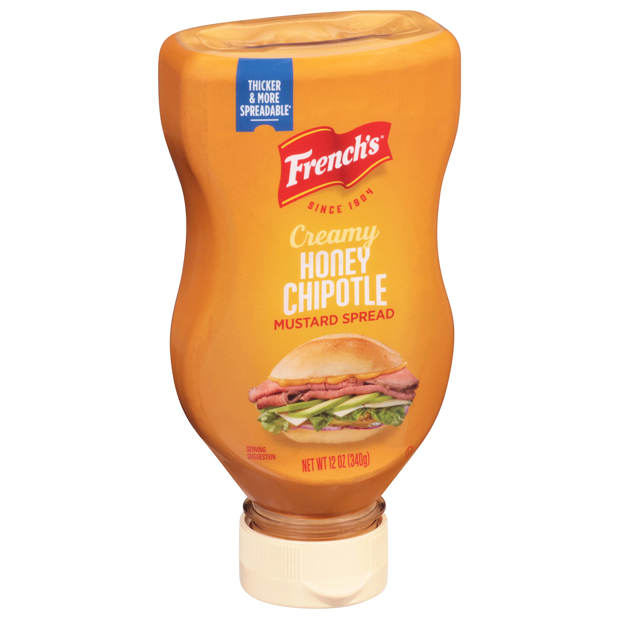 French s creamy honey chipotle mustard spread pack of 8 12 oz bottles