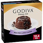 10.4-oz Godiva Molten Lava Cakes Baking Mix $6.90 w/ Subscribe &amp; Save