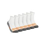 Timberland PRO Men's Work Crew Socks-6 Pack-White-Size 7-12-$9.15-Amazon