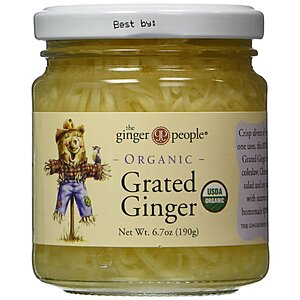 The Ginger People Organic Grated Ginger-Pack of 12, 6.7 Ounce Jars-$  6.99-Amazon-YMMV
