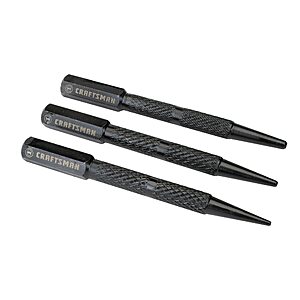 3-Piece Craftsman Steel Nail Set $4.65 