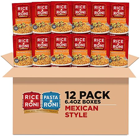 Rice-A-Roni Mexican Style 6.4 Oz (12 Pack) $11.40 w/S&S-Amazon