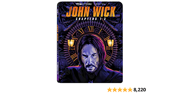 John Wick: Chapters 1-3 4K + Digital 4K UHD - $25.49