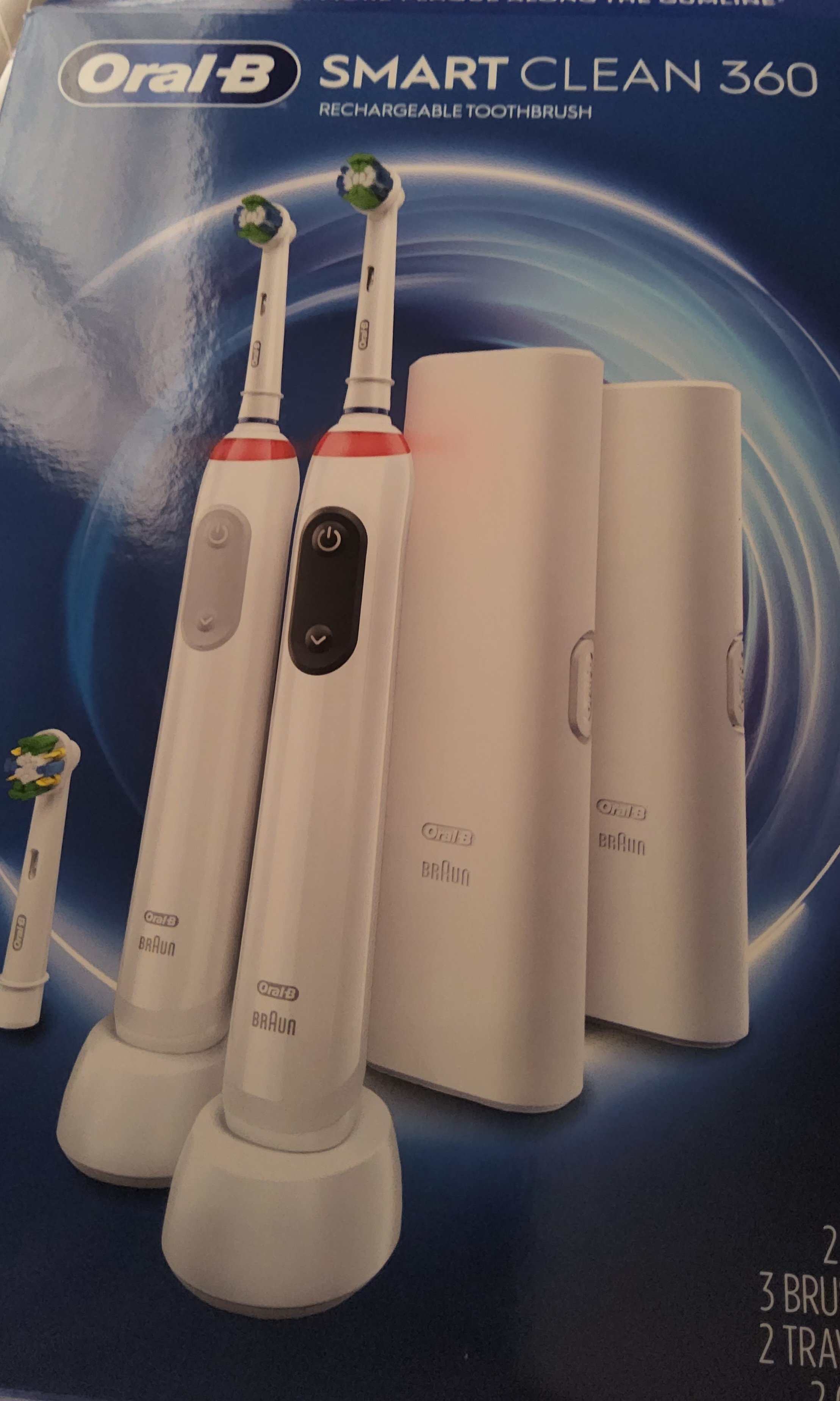 Upgraded! Oral-B Smart Clean 360 2 Pack - $69.99