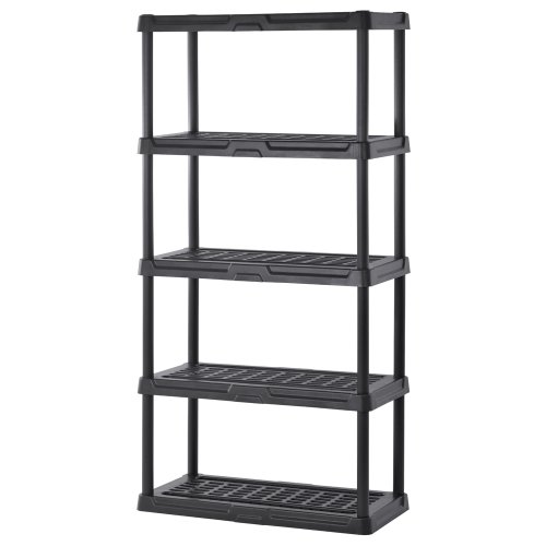Sandusky Plastic Shelving, 36Wx72Hx18D, 150lbs/shelf, HD free store pickup $27.62