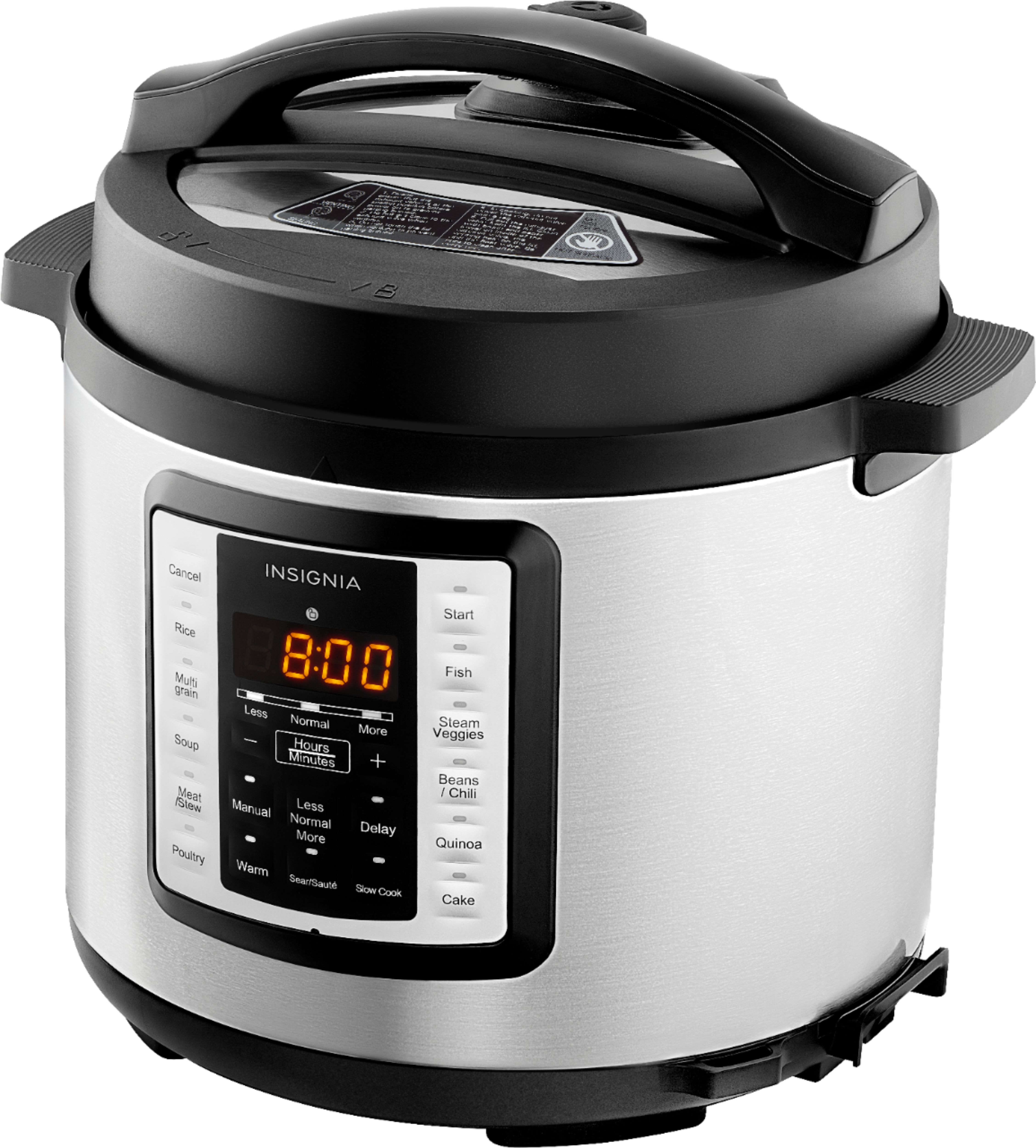 Insignia - 6qt Multi-Function Pressure Cooker - Stainless Steel, $29.99, free store pickup, Best Buy